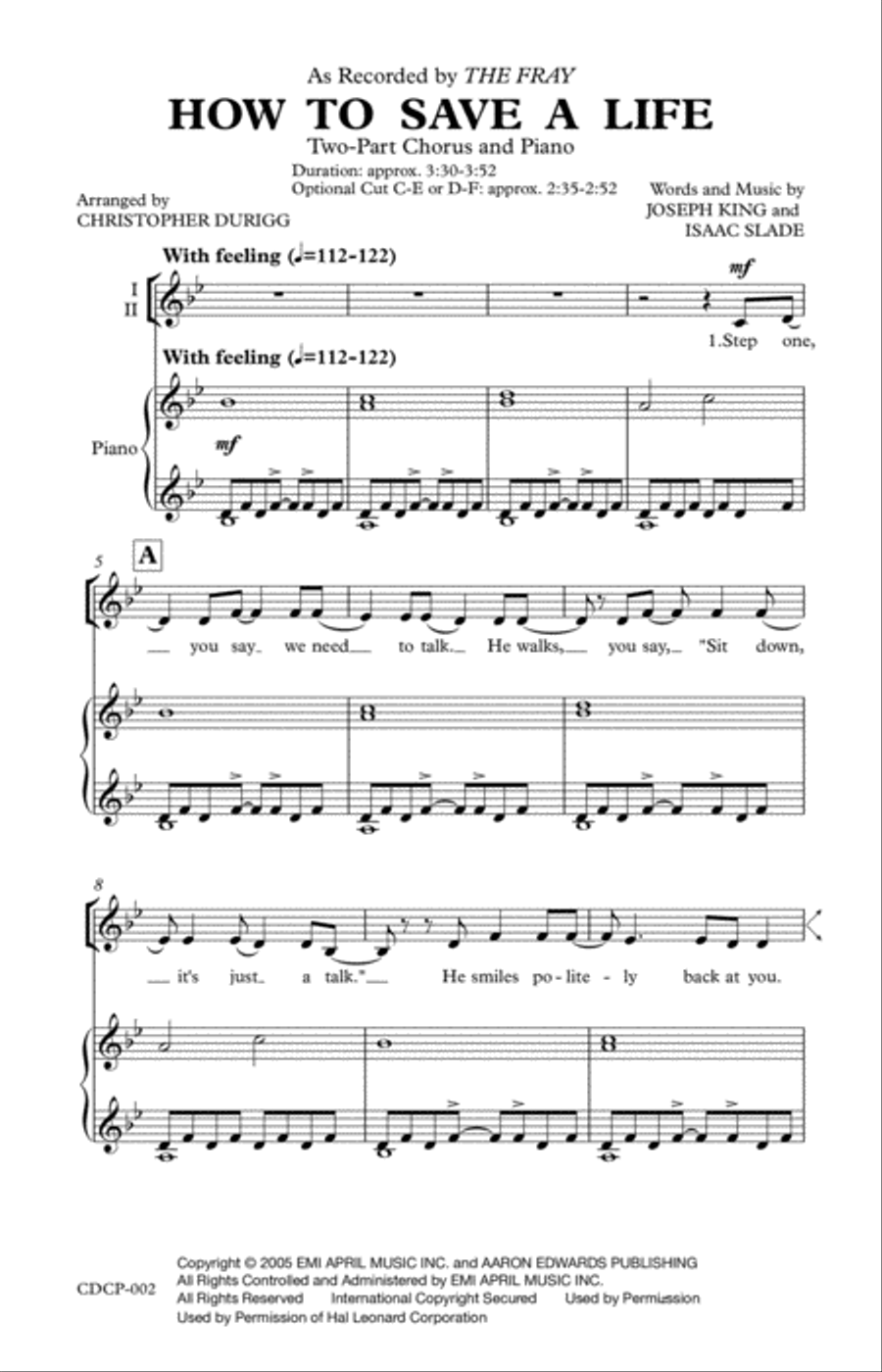 How To Save A Life SA scores gallery preview page 4