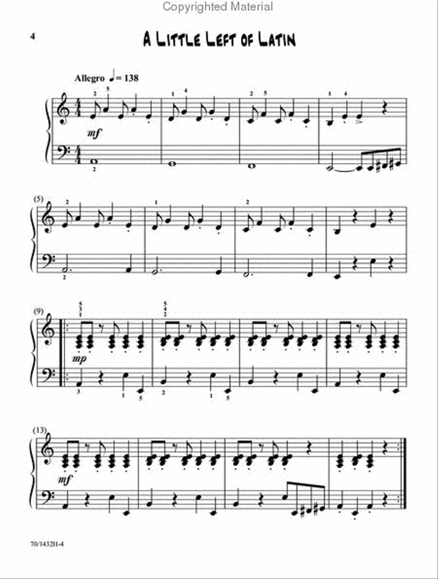All That Jazz and Pizzazz - Book 3 Easy Piano scores gallery preview page 4