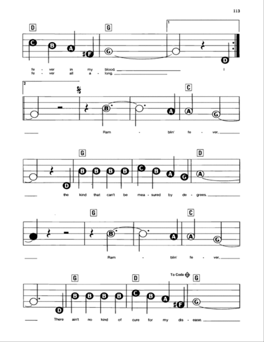 Ramblin' Fever Easy Piano scores gallery preview page 2