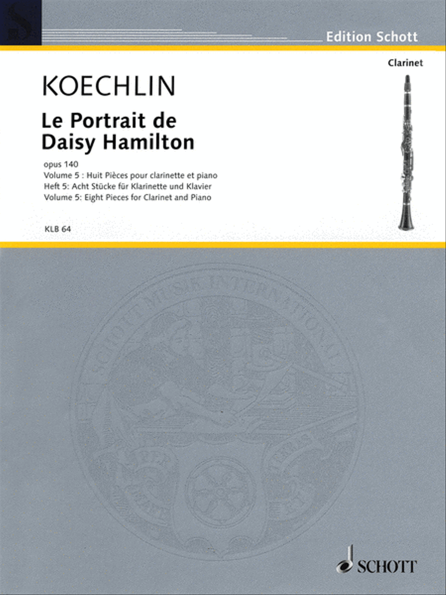 Le Portrait de Daisy Hamilton, Op. 140 Clarinet Solo scores gallery preview page 1