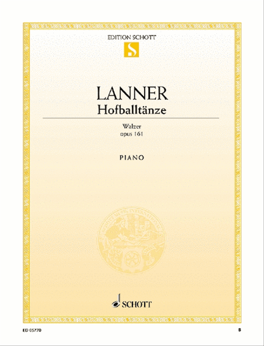 Hofballtänze Hofballtänze Piano Solo scores gallery preview page 1