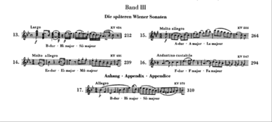 Sonatas for Piano and Violin – Volume III Violin Solo scores gallery preview page 2