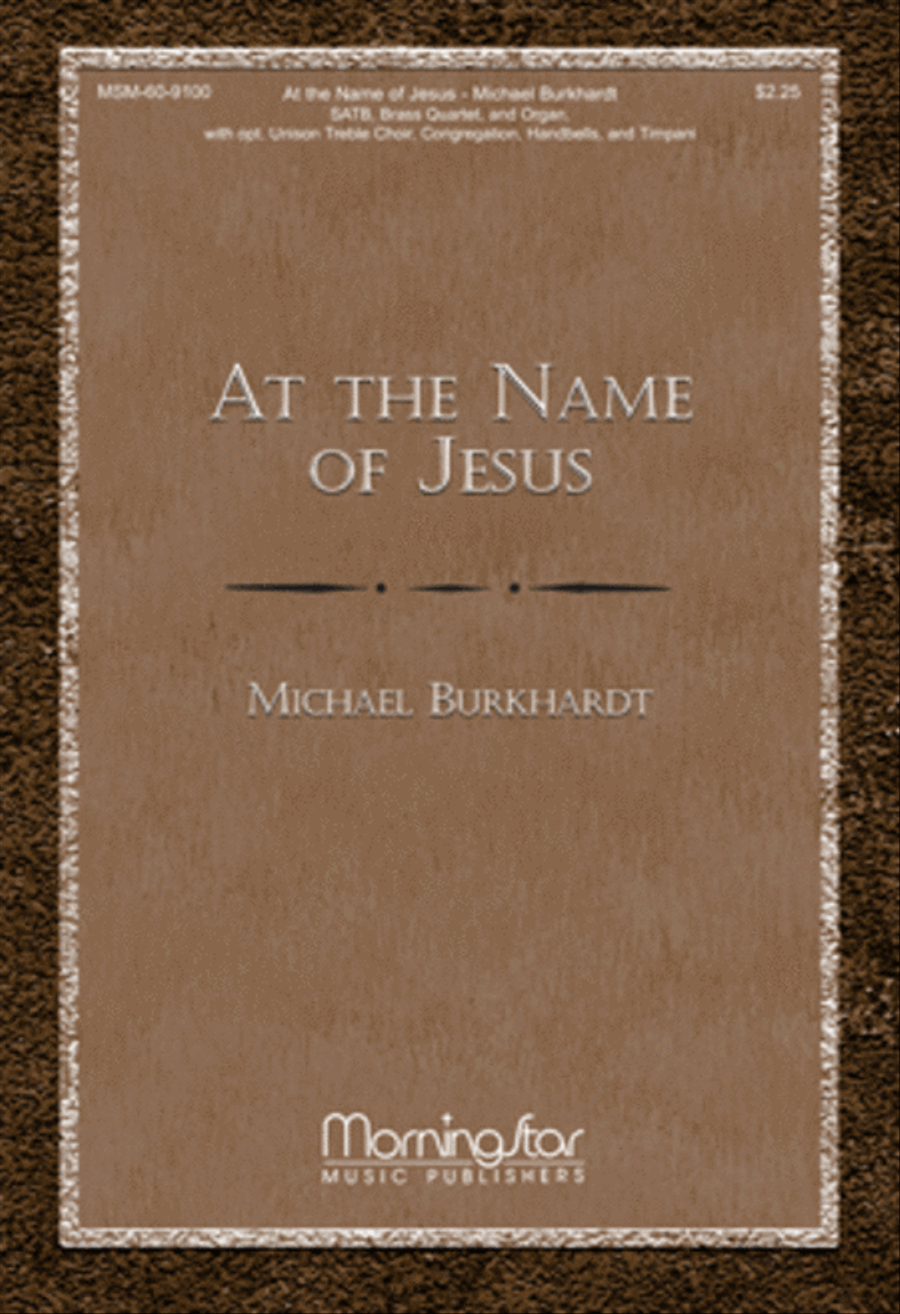 At the Name of Jesus 4-Part scores gallery preview page 1