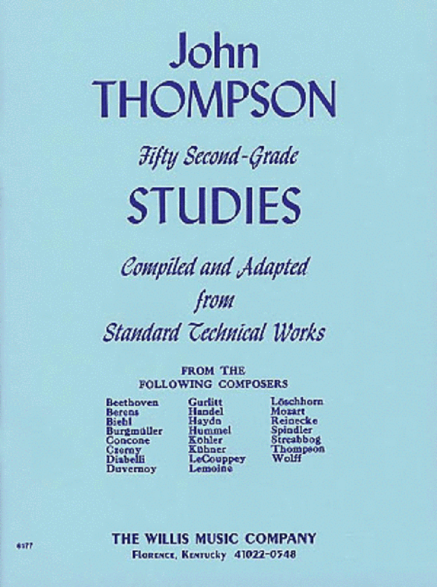 Fifty Second-Grade Studies Piano Method scores gallery preview page 1