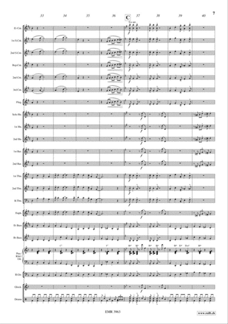 Swinging Santa Claus Brass Band scores gallery preview page 8