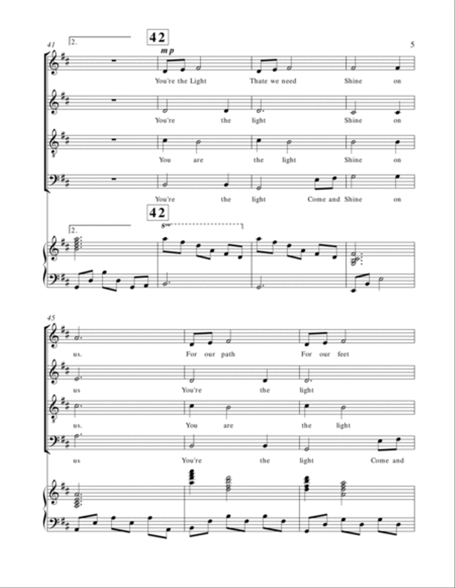 Lux Aeterna Choir scores gallery preview page 5