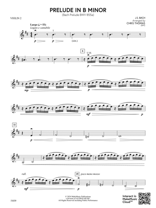 Prelude in B Minor: 2nd Violin