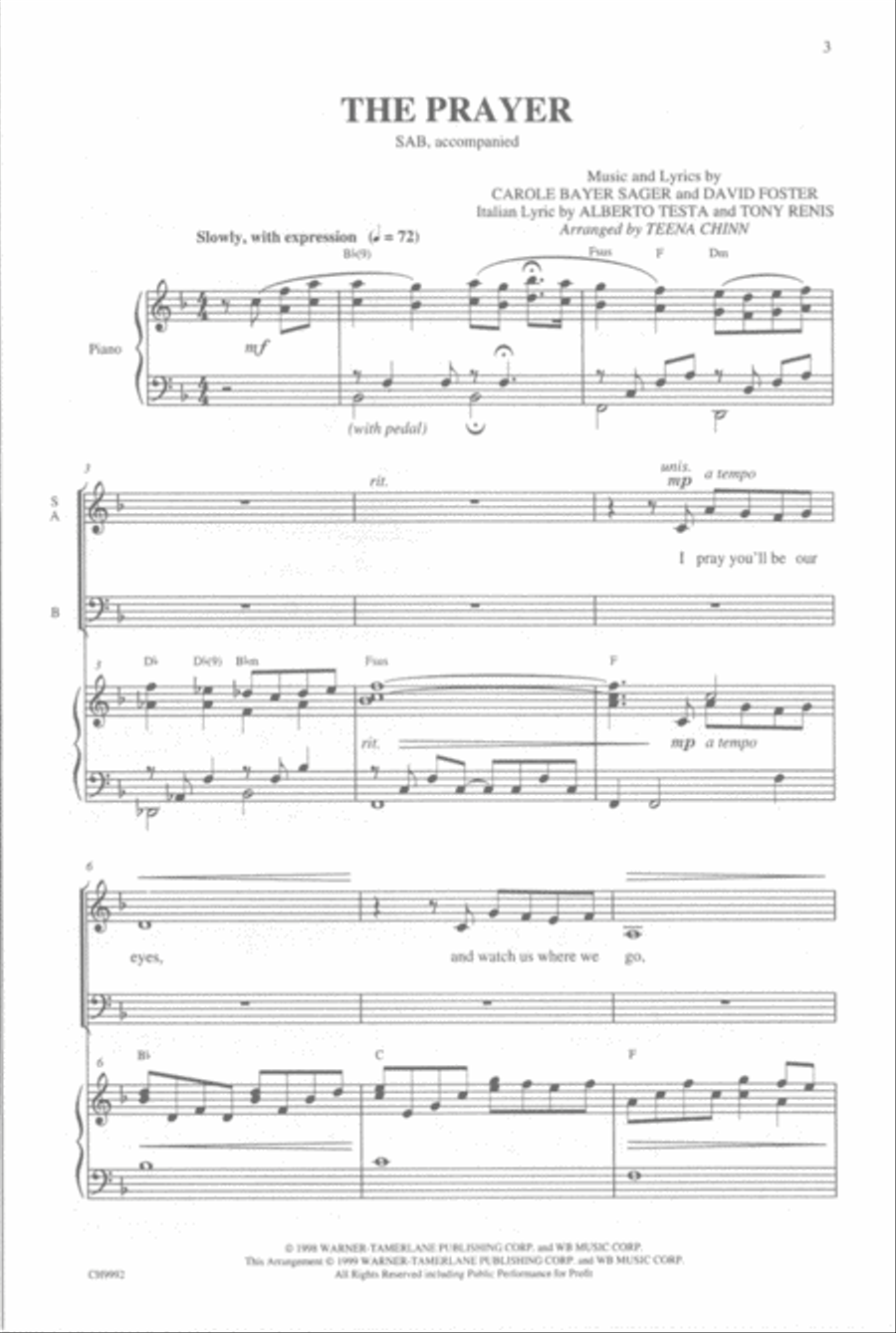 The Prayer (from 