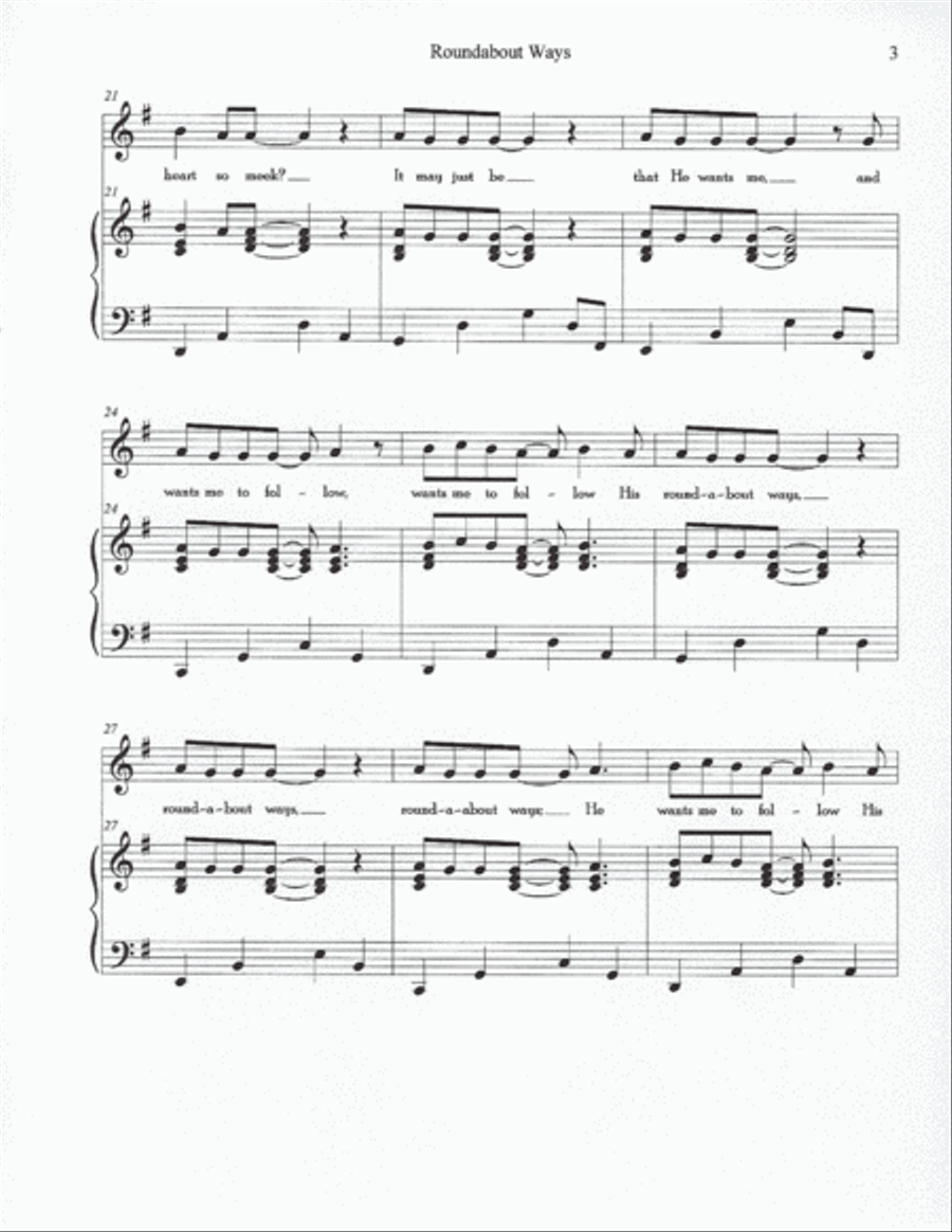 Roundabout Ways Voice scores gallery preview page 3