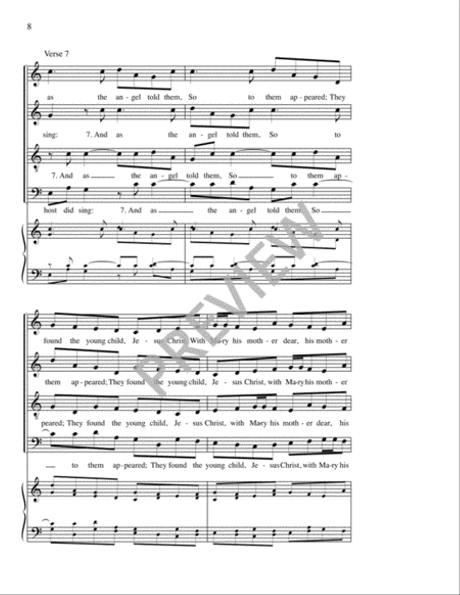 A Child This Day 4-Part scores gallery preview page 9