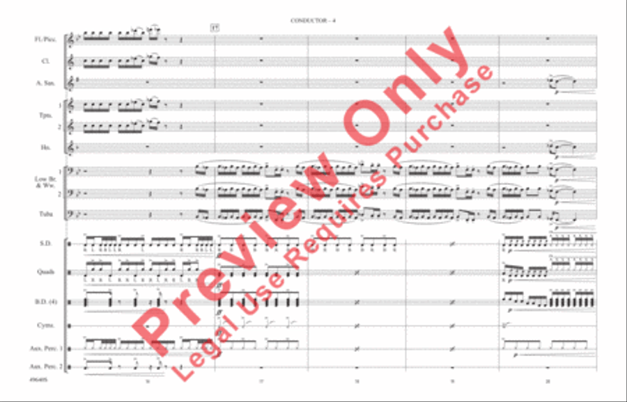 Legendz Legendz Marching Band scores gallery preview page 5