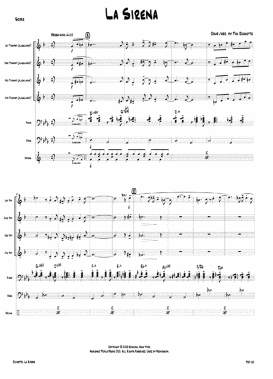 La Sirena Small Ensemble scores gallery preview page 2