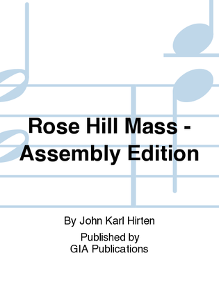Book cover for Rose Hill Mass - Assembly Edition
