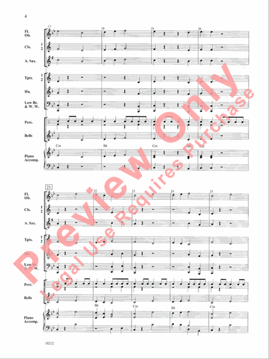 Centurion Concert Band scores gallery preview page 5