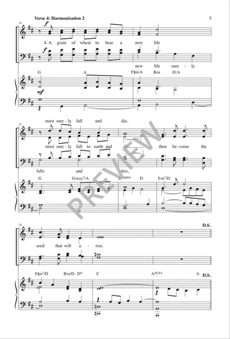 See, I Make All Things New 4-Part scores gallery preview page 5