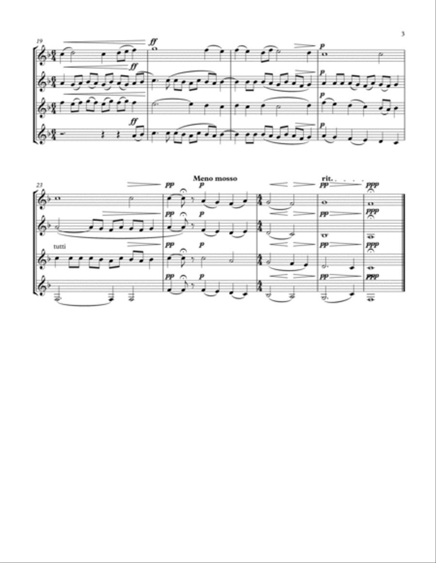 Bogoroditsye Dyevo Woodwind Ensemble scores gallery preview page 3