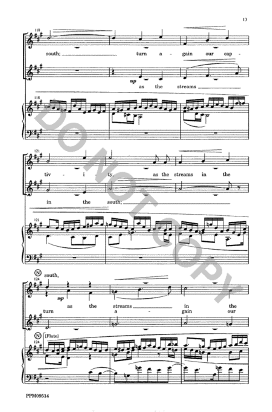 By the Rivers of Babylon SSAA scores gallery preview page 14