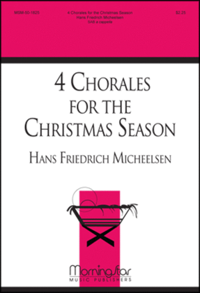Book cover for Four Chorales for the Christmas Season