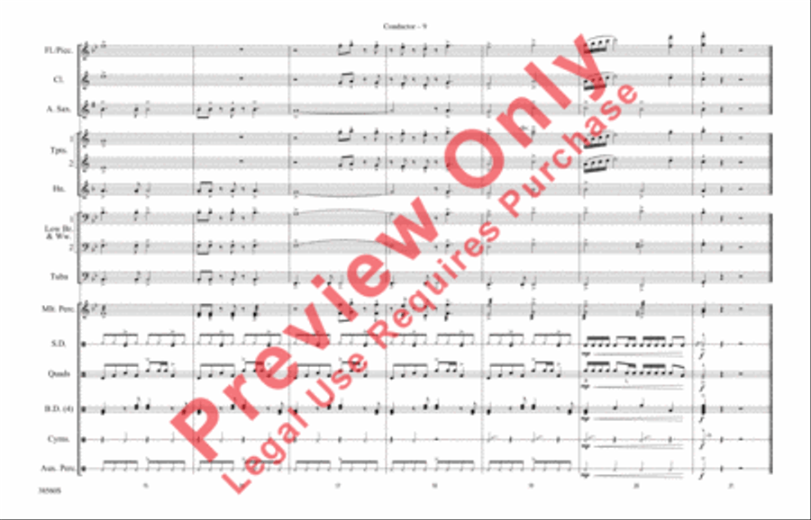 Shorties #18 Marching Band scores gallery preview page 10