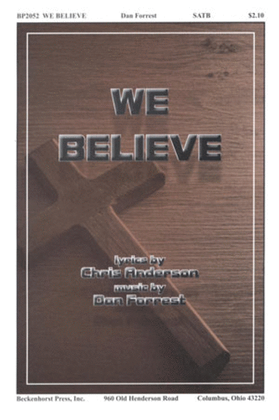 Book cover for We Believe