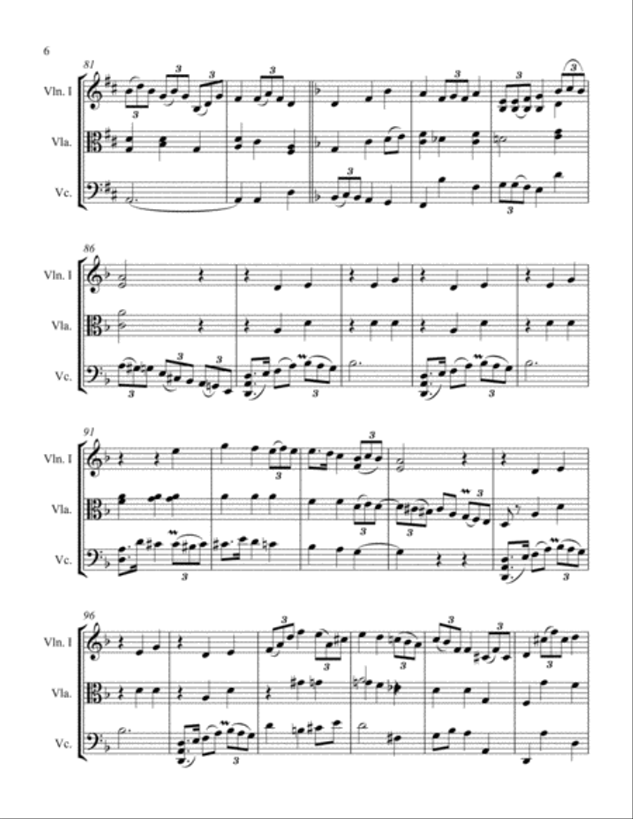 Ricordatti String Trio scores gallery preview page 6