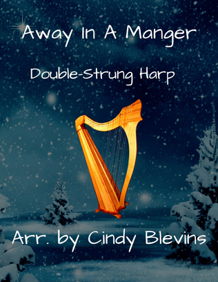 Book cover for Away In a Manger, for Double-Strung Harp