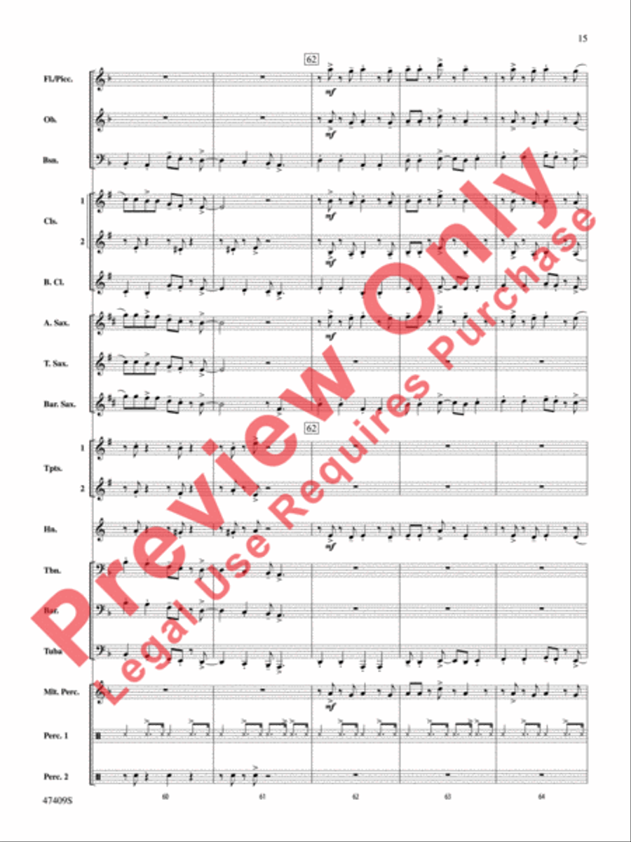 Cuphead Concert Band scores gallery preview page 16