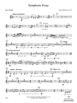 Symphonic Essay: 4th F Horn