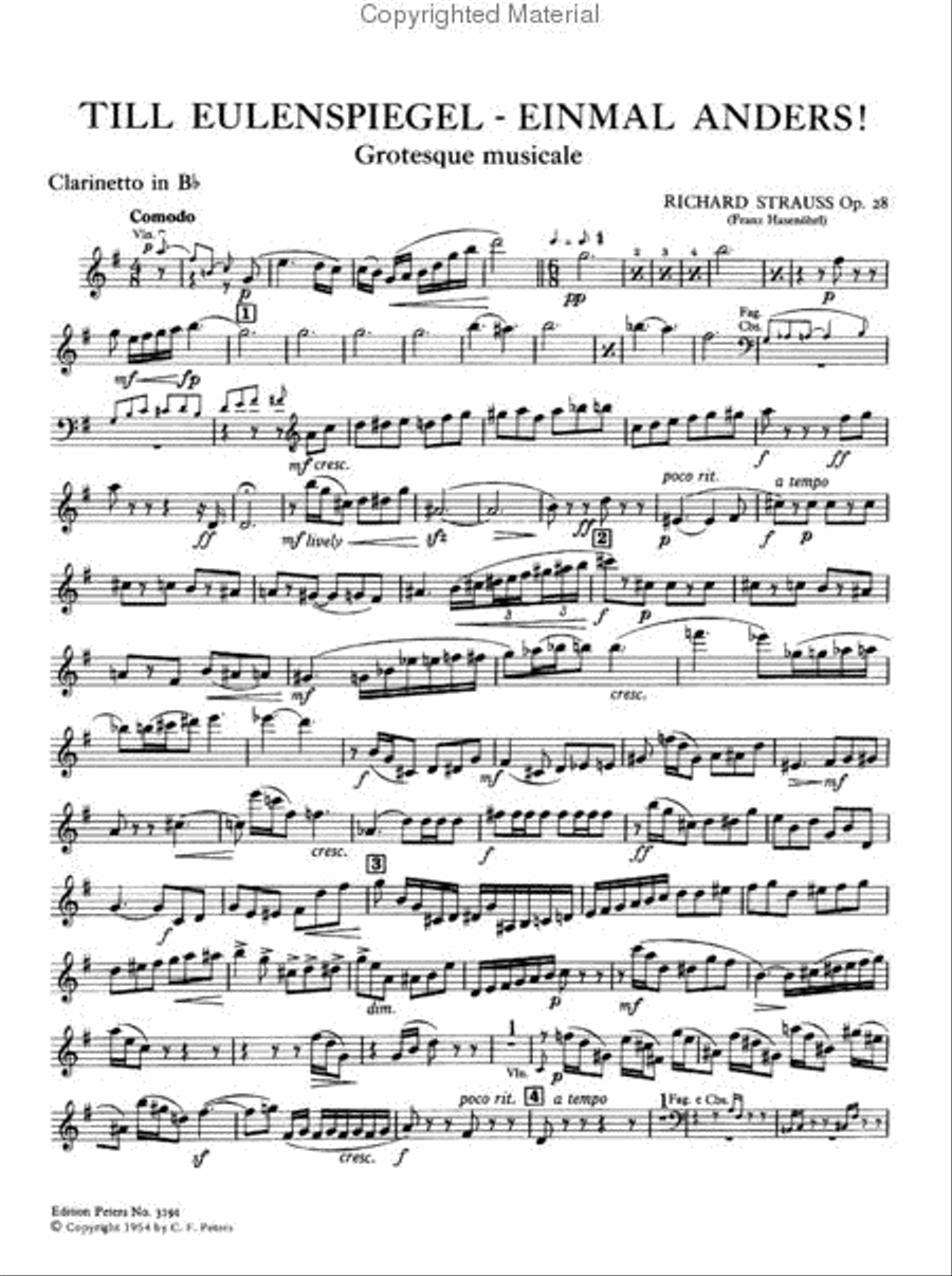 Till Eulenspiegel einmal anders!, Op. 28 Bassoon scores gallery preview page 3