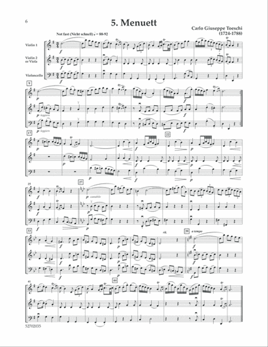 The String Trio: Vol. I(a) String Trio scores gallery preview page 6