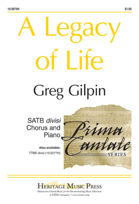 Book cover for A Legacy of Life