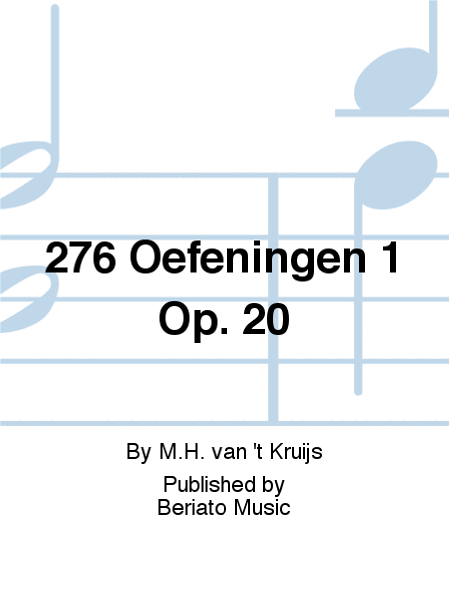 276 Oefeningen 1 Op. 20 Organ scores gallery preview page 1