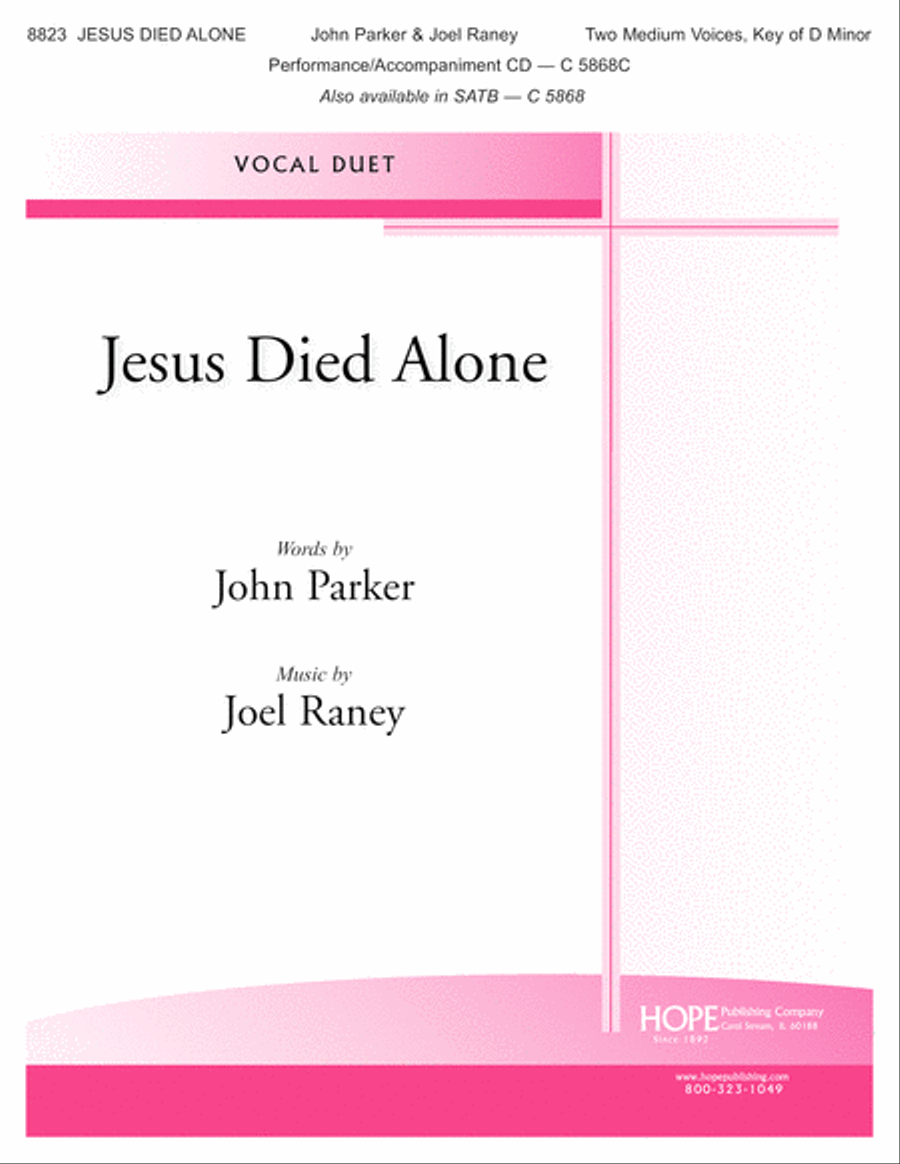 JESUS DIED ALO-RANE-DUET-Digital Download Choir scores gallery preview page 1