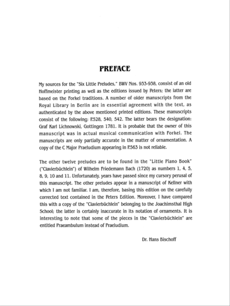 Eighteen Little Preludes Eighteen Little Preludes Piano Solo scores gallery preview page 2