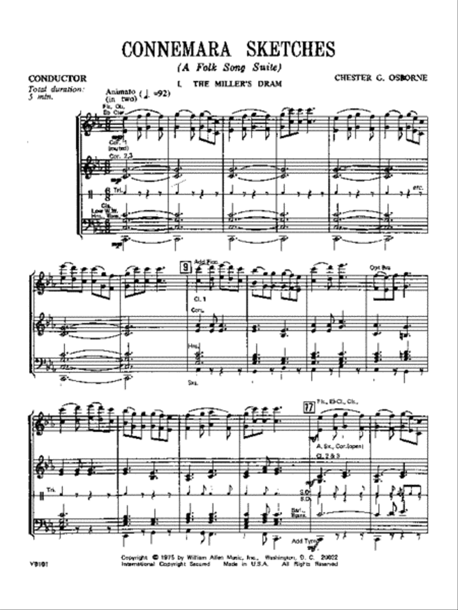 Connemara Sketches Connemara Sketches Concert Band scores gallery preview page 2
