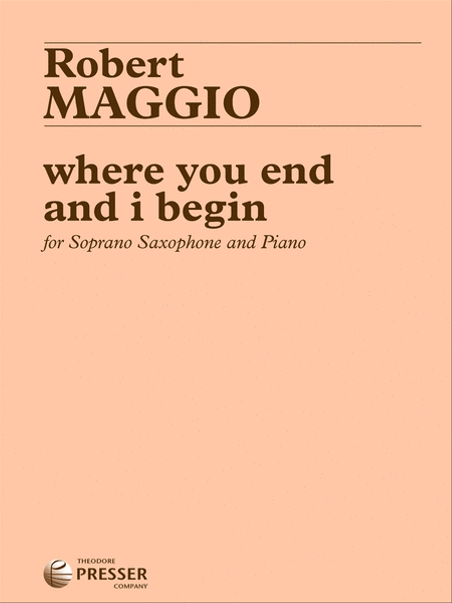 Where You End And I Begin Chamber Music scores gallery preview page 1