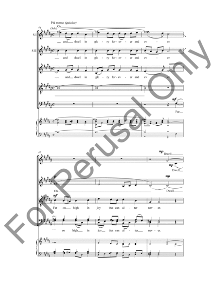 All My Heart This Night Rejoices 4-Part scores gallery preview page 7
