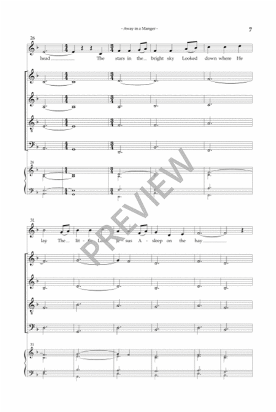 Christmas Carols, Volume 2 SSAATTBB scores gallery preview page 7