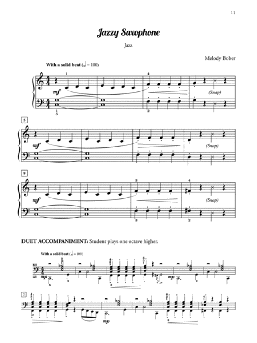 A Perfect 10, Book 2 A Perfect 10, Book 2 Easy Piano scores gallery preview page 6