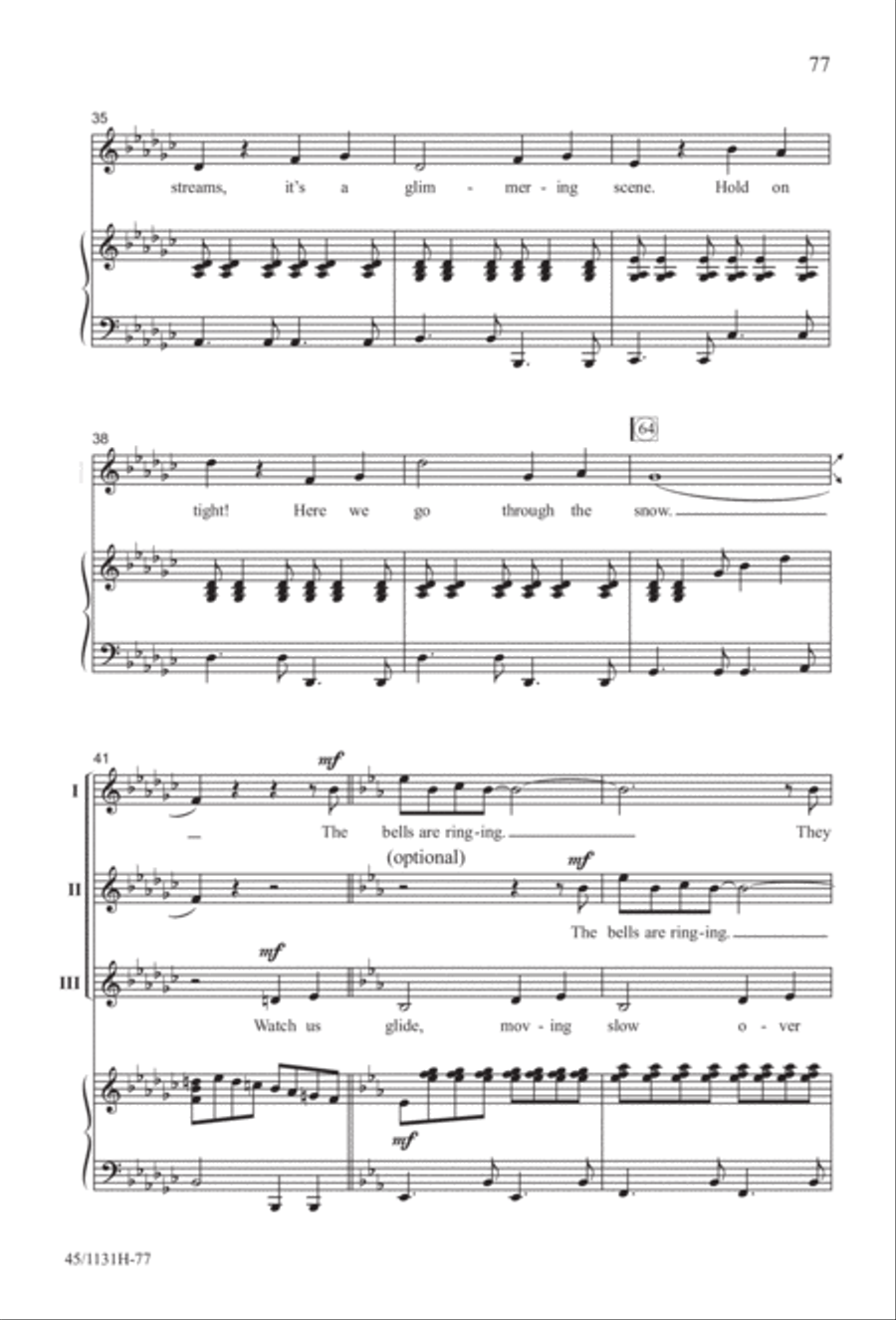 Singable Solutions for Winter Holidays 2-Part scores gallery preview page 77