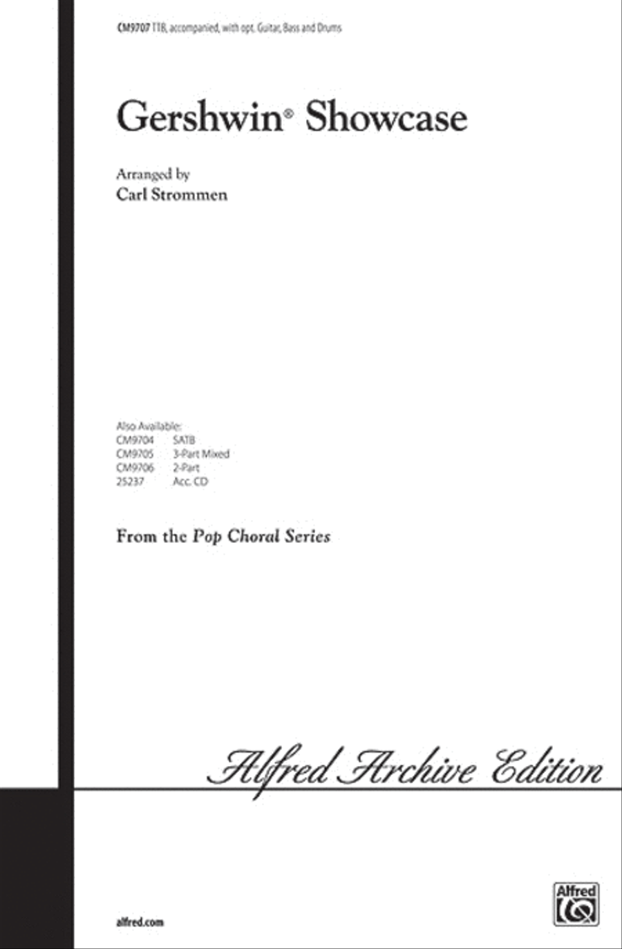Gershwin Showcase Gershwin Showcase Men's Choir scores gallery preview page 1