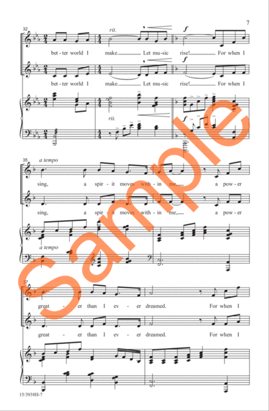 When I Sing 2-Part scores gallery preview page 7