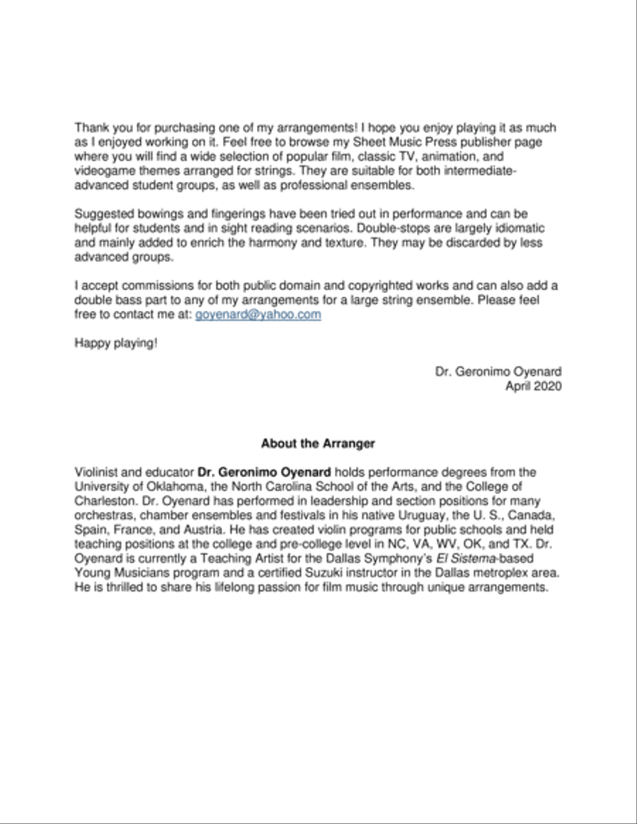 Rock & Roll - Part II (the Hey Song) String Quartet scores gallery preview page 2