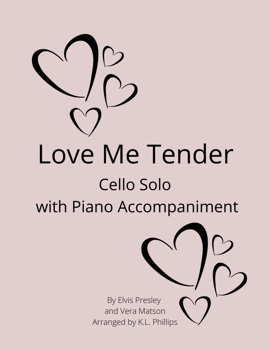 Love Me Tender Piano scores gallery preview page 1