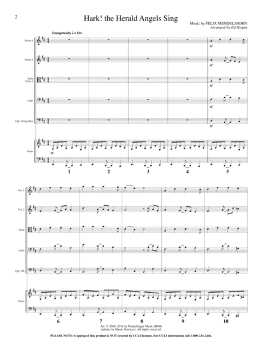 Creative Carols for String Quartet, Volume 2 String Quartet scores gallery preview page 2