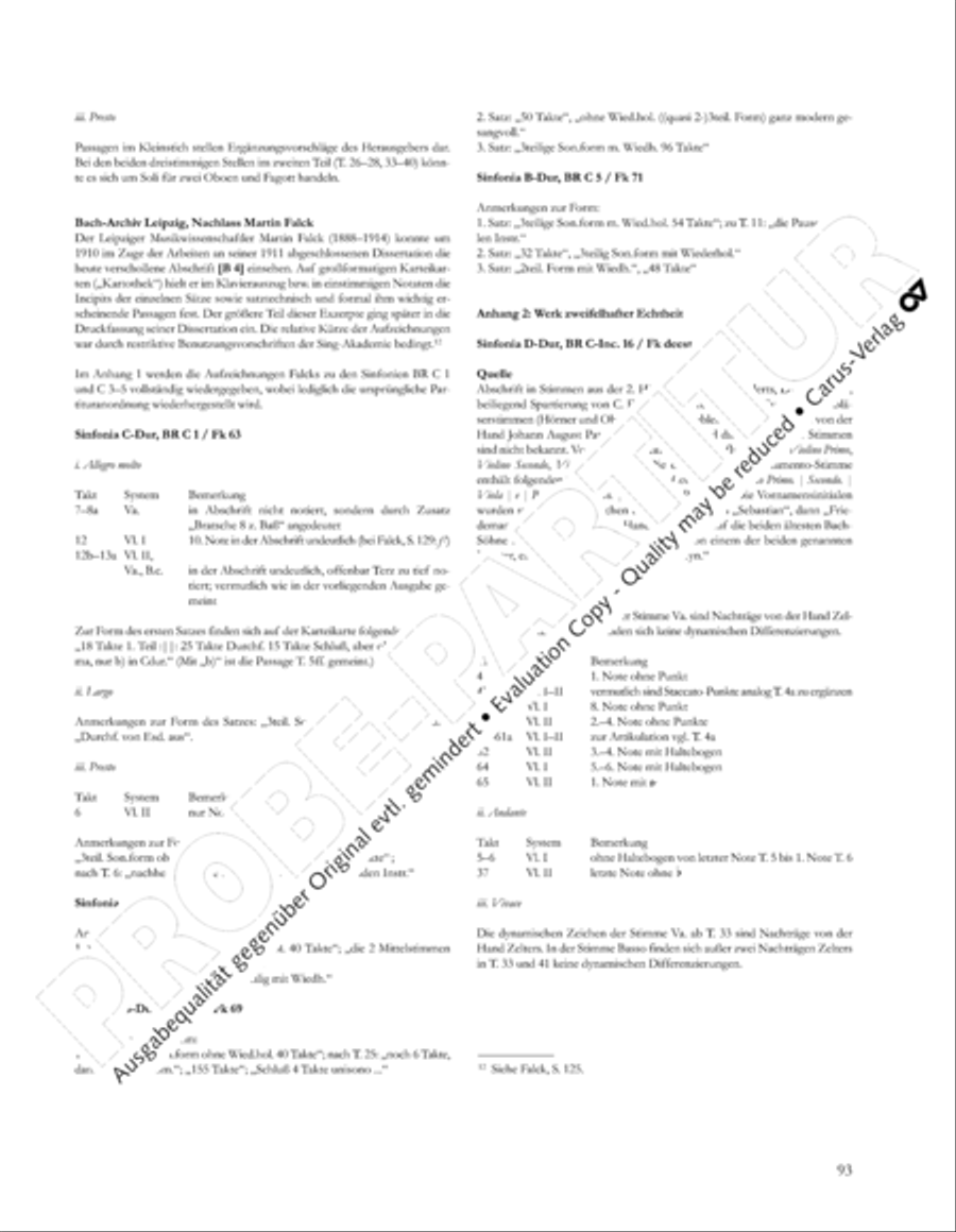Gesamtausgabe Band 6 (Orchestermusik III: Sinfonien) Orchestra scores gallery preview page 110