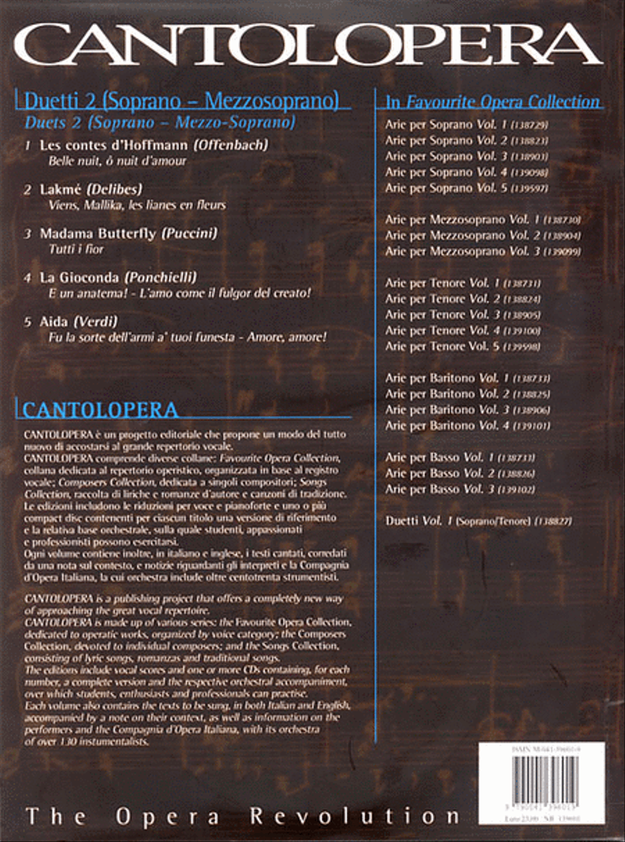 Duets for Soprano/Mezzosoprano – Volume 2 Vocal Duet scores gallery preview page 2