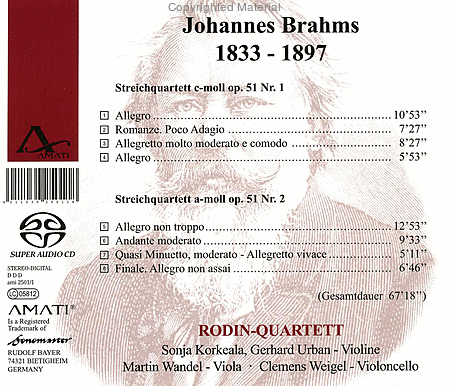 Brahms Op. 51