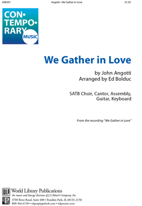 Book cover for We Gather in Love