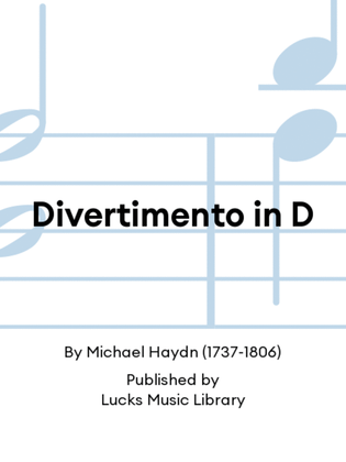 Book cover for Divertimento in D